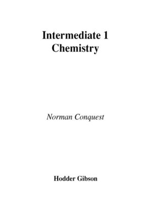 cover image of Intermediate 1 Chemistry